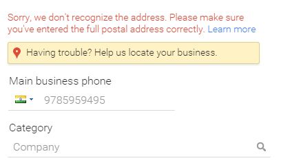 Your address location